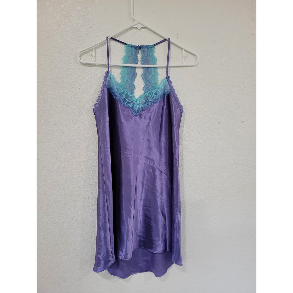 Thalia Sodi‎ Intimates Purple Women's Mini Slip Dress size XS Y2K #17